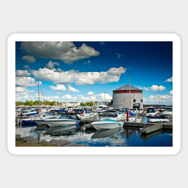 Kingston Ontario boats Sticker by RichardGibb